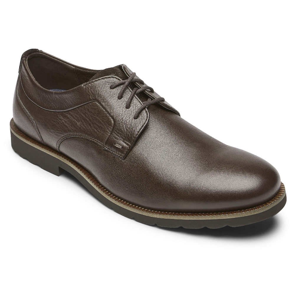 Rockport Oxfords Herre Mørke Brune - Sharp & Ready 2 Plain Toe - NQHF70186